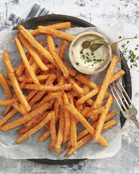 Super crispy sweet potato fries
