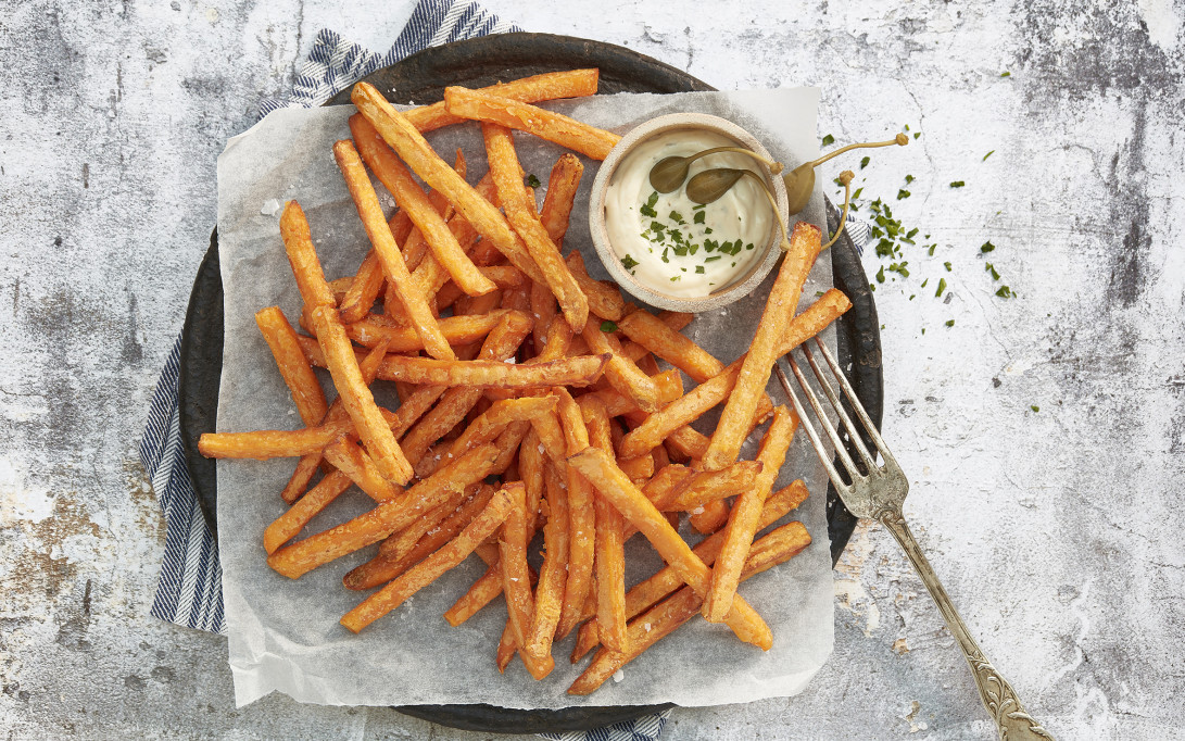 Super crispy sweet potato fries