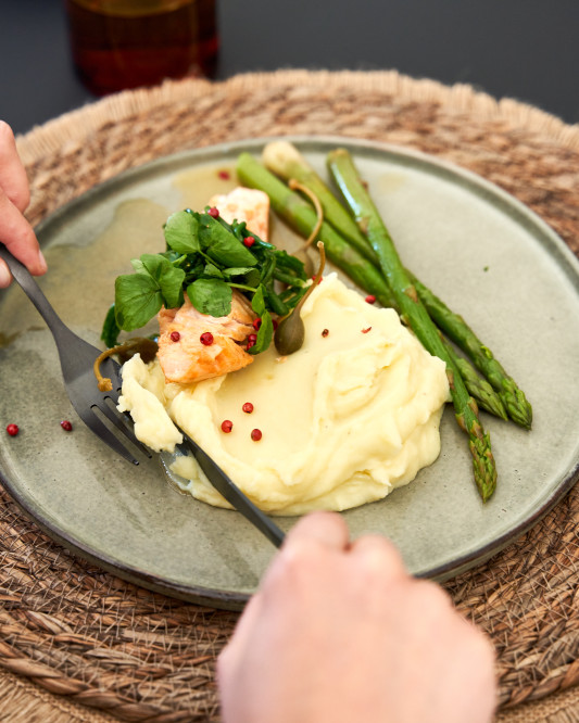 Pure mashed potatoes