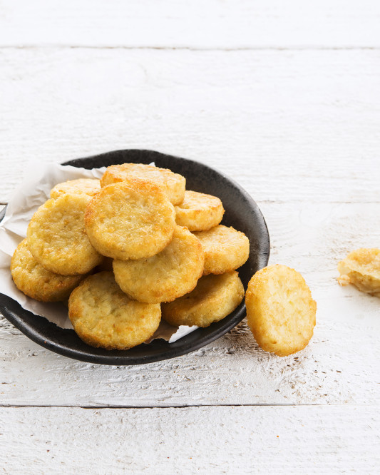 Round hash brown
