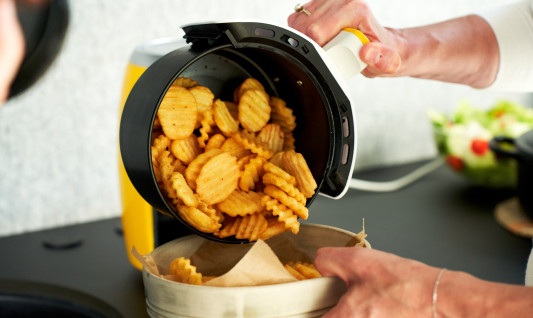 Super Crispy deep ridged crinkle slices