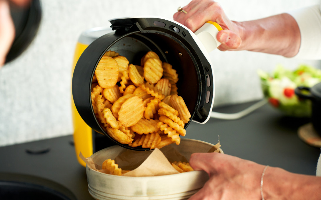 Super Crispy deep ridged crinkle slices