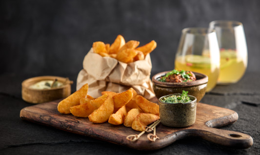seasoned wedges