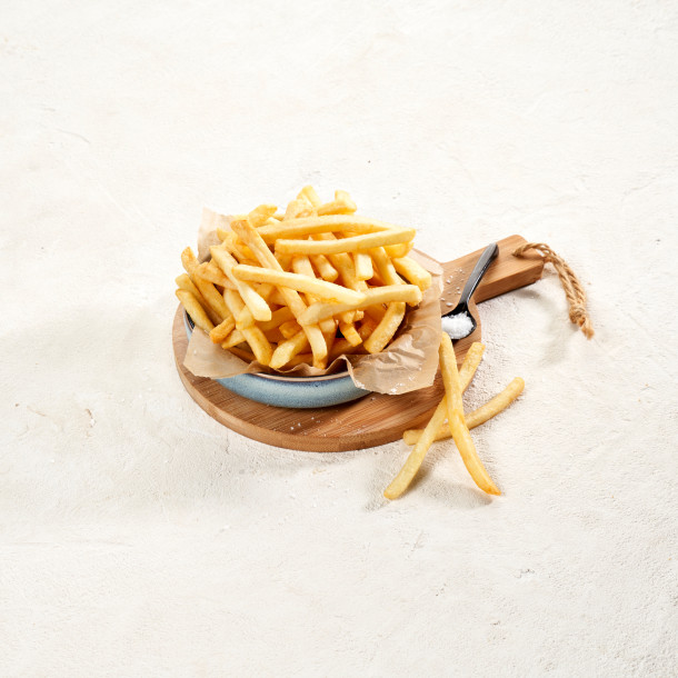 Ready salted straight cut fries