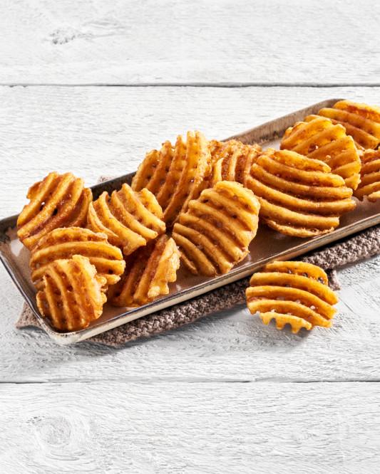 Super crispy seasoned gofres fritos