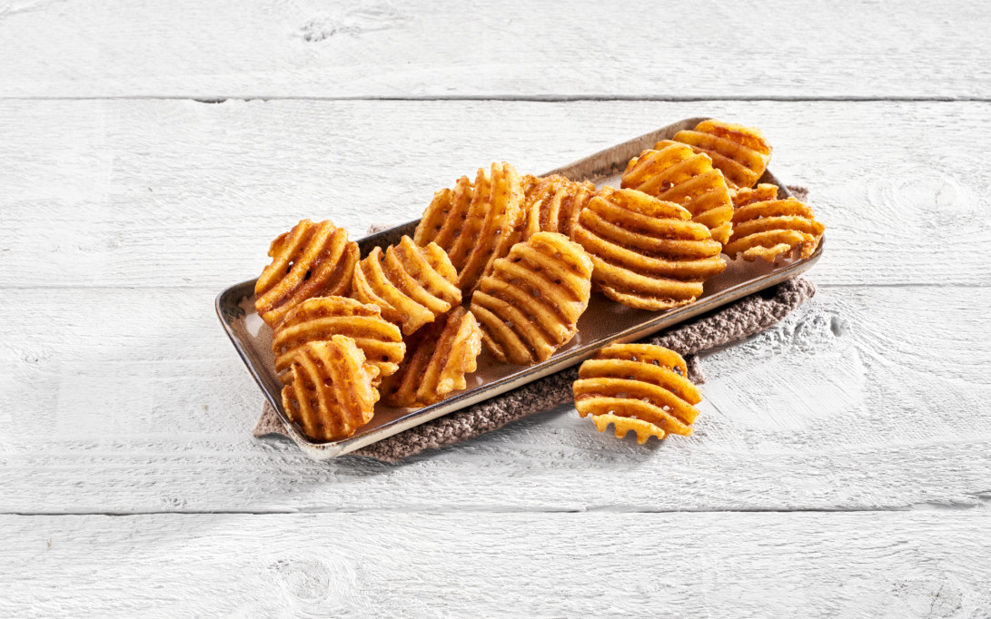 Super crispy seasoned gofres fritos