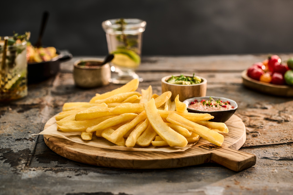 Super crispy dippers avec fromage-poireau-bacondip