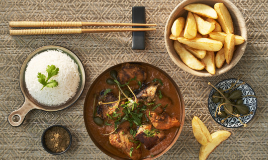 Cuñas sazonadas con piel